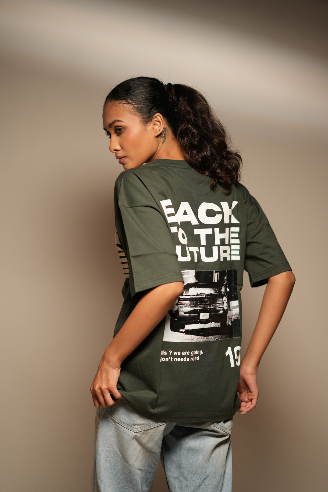 Back To The Future Olive Green